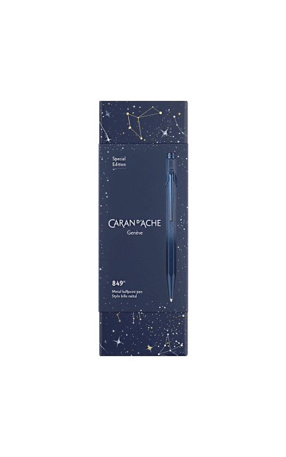 Caran d'Ache 849 Ballpoint Pen - Cosmic Blue - Blue - Special Edition