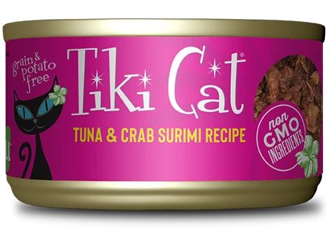 Tiki Cat Grill Tuna & Crab Surimi Recipe Canned Cat Food