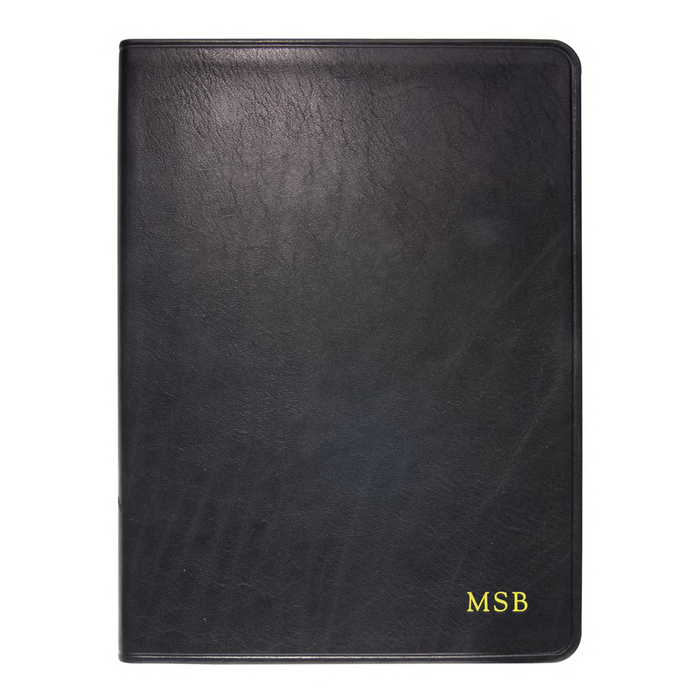 Traditional Leather Refillable Notebook 9"