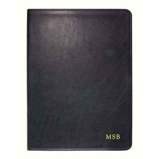 Traditional Leather Refillable Notebook 9"