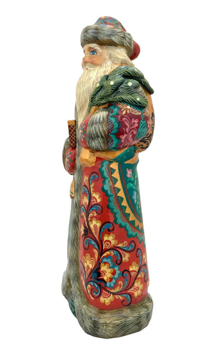 Traditional Wooden Santa Lacquered BuyRussianGifts Store