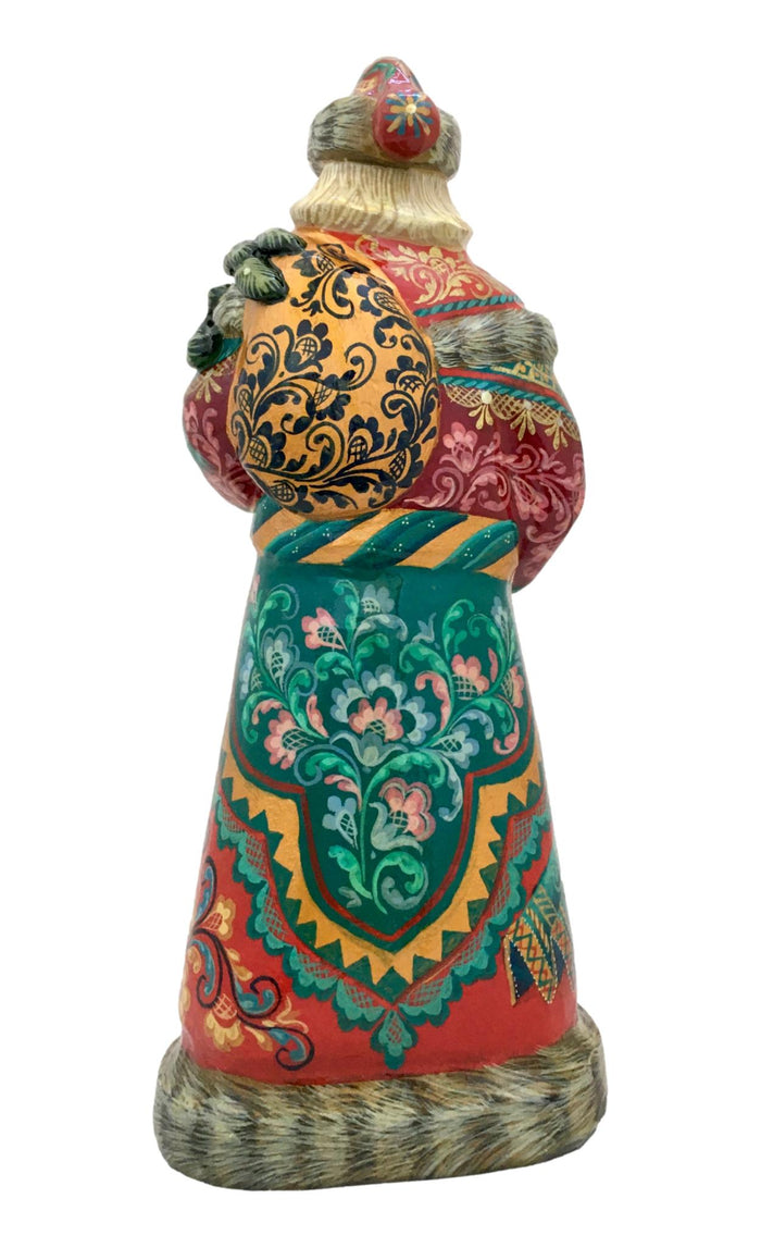 Traditional Wooden Santa Lacquered BuyRussianGifts Store