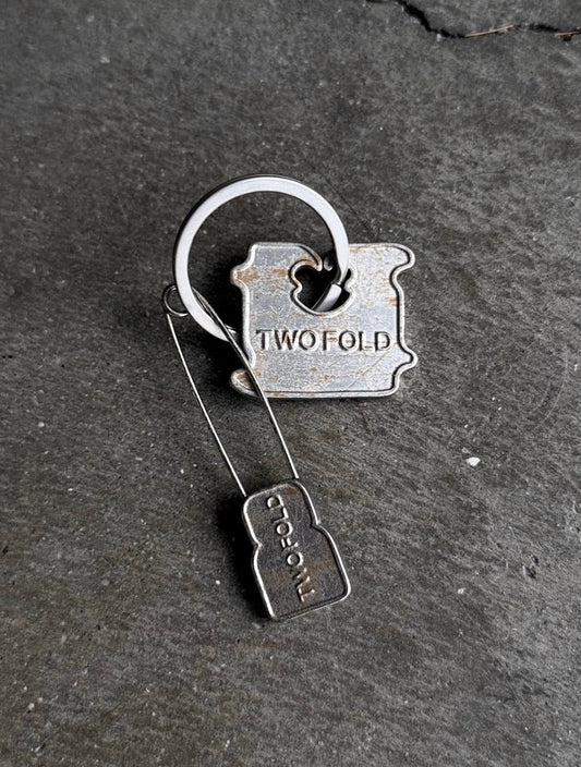 TWO FOLD METAL CHARMS