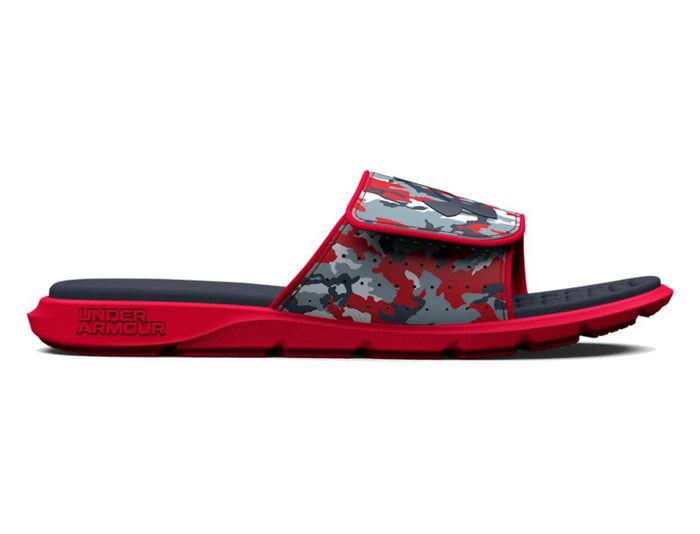 Under Armour Boys' Grade School Ignite 7 Graphic Strap Slides|30260372101,30260373101,30260374101,30260375101,30260376101,30260377101