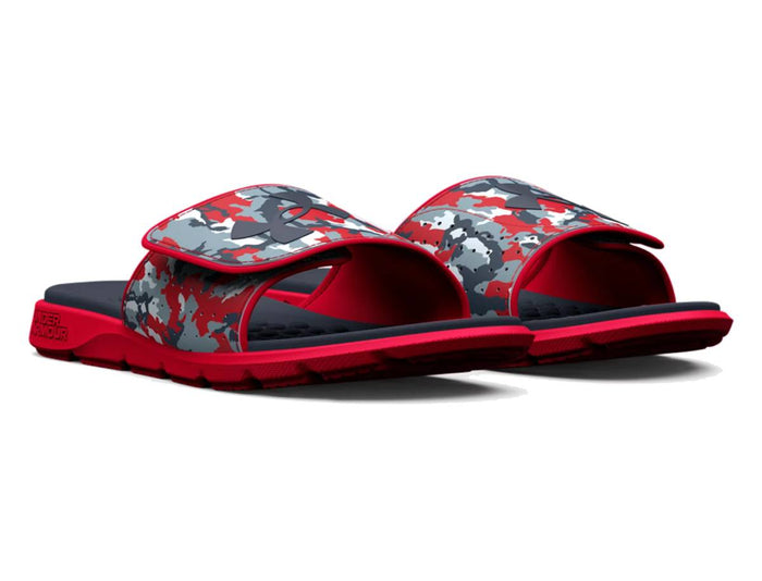 Under Armour Boys' Grade School Ignite 7 Graphic Strap Slides|30260372101,30260373101,30260374101,30260375101,30260376101,30260377101