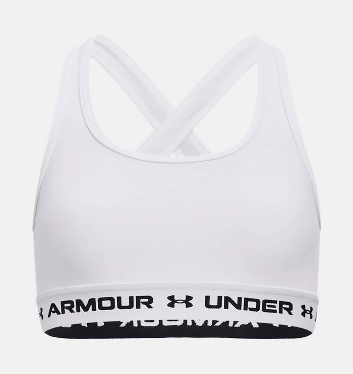 Under Armour Girls' Crossback Sports Bra|1369971100YS,1369971100YM,1369971100YL,1369971100YXL
