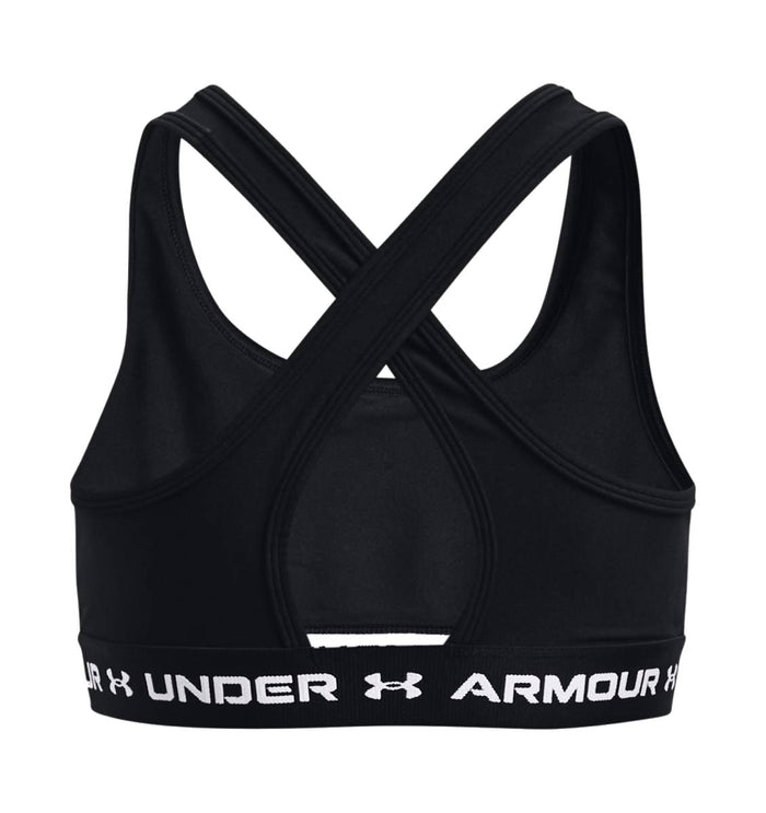 Under Armour Girls' Crossback Sports Bra|1369971-001-S,1369971-001-YM,1369971-001-YL,1369971-001-YXL