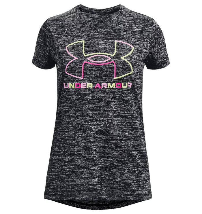 Under Armour Girls' Tech™ Big Logo Twist Short Sleeve|1366083002YS,1366083002YM,1366083002YL,1366083002YXL