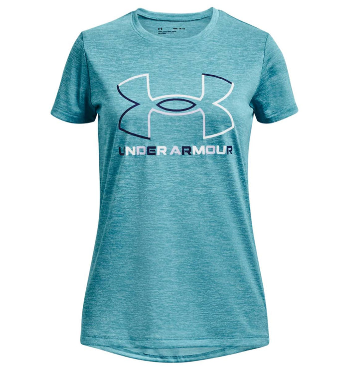 Under Armour Girls' Tech™ Big Logo Twist Short Sleeve|1366083433YS,1366083433YM,1366083433YL,1366083433YXL