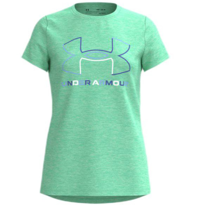 Under Armour Girls' Tech™ Big Logo Twist Short Sleeve|1366083958YS,1366083958YM,1366083958YL,1366083958YXL