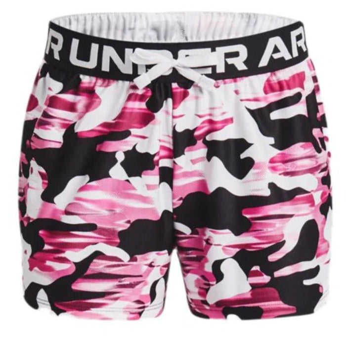 Under Armour Girls' Play Up Printed Shorts|1363371659YS,1363371659YM,1363371659YL,1363371659YXL