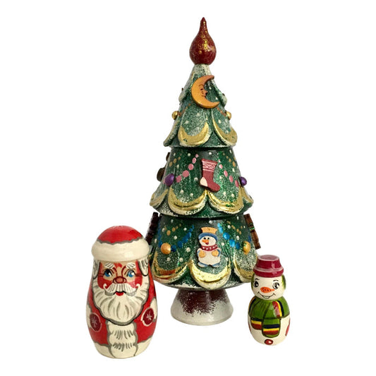 Russian matryoshka Christmas set
