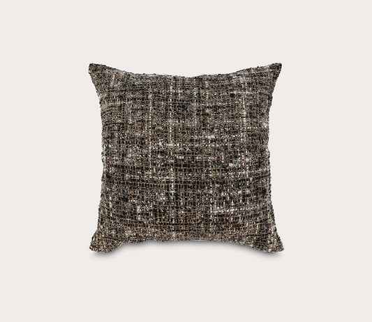Porter Black Ivory Throw Pillow by Villa by Classic Home