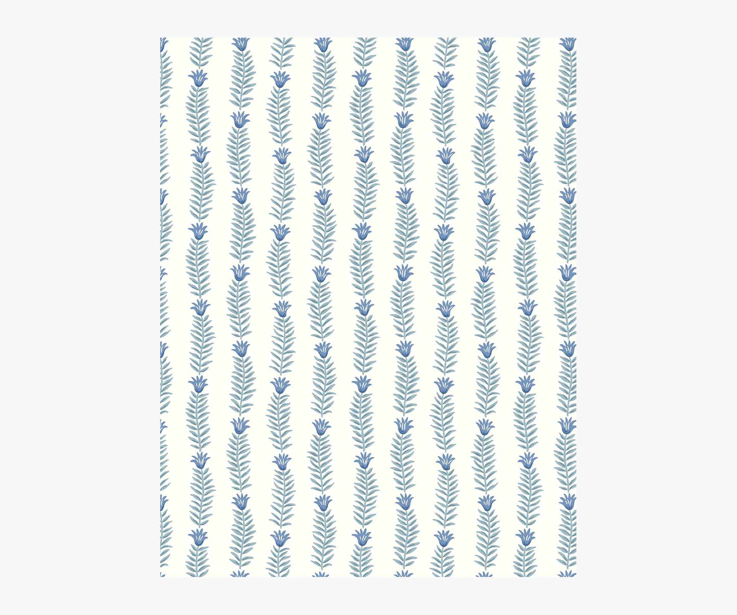 Eden Wallpaper Sample - Indigo