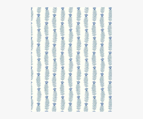 Eden Wallpaper Sample - Indigo