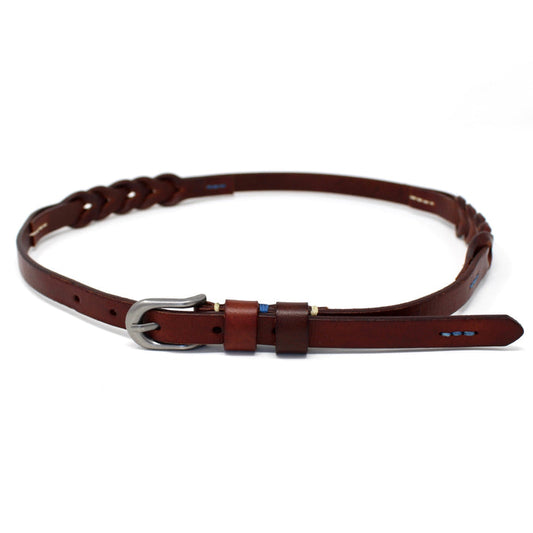 Women's Thin Braided Belt