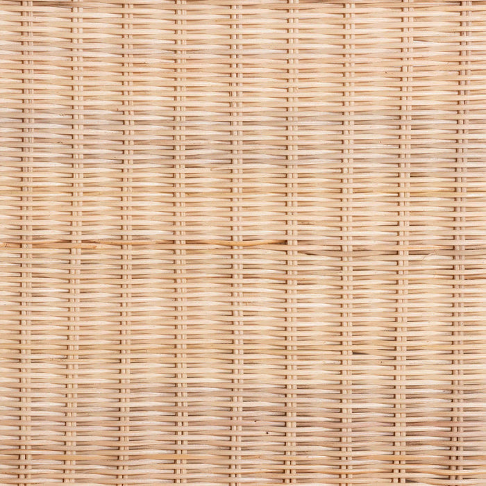 Zephyr Rattan End Table by bali & pari — material and construction detail