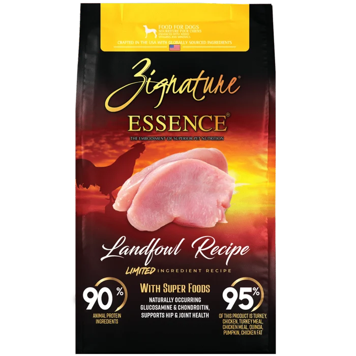 Zignature Essence Limited Ingredient Landfowl Recipe Dry Dog Food